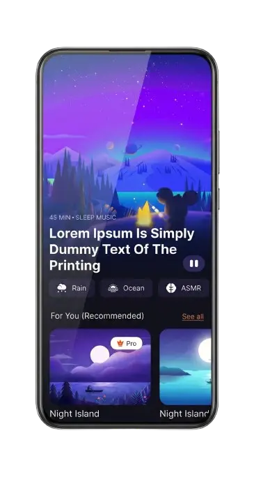 App Screenshot showing player interface